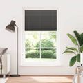 vidaXL plisovaná roleta čierna 120x200 cm Šírka látky 119,4 cm