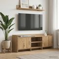vidaXL TV skrinka 130 x 33 x 47 cm Dub artisan Kompozitné drevo