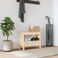 vidaXL Lavička do predsiene 60x28x45 cm masívna borovica