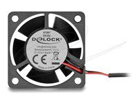 Axiálny ventilátor 5 V DC 40 x 40 x 20 mm čierny