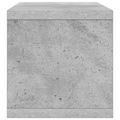 vidaXL Roh na skladovanie CD 2 ks Betónovo sivá 40 x 17 x 17 cm