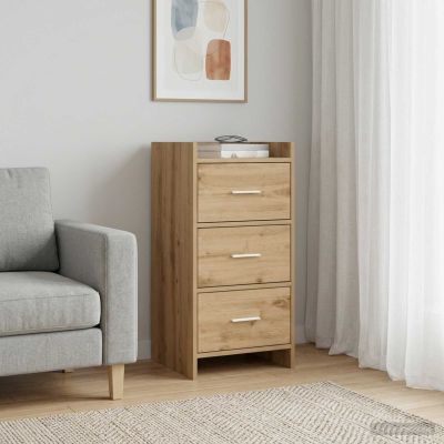 vidaXL Servírovacia skriňa Dub artisan 40 x 36 x 80 cm