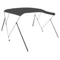vidaXL Strieška Bimini s 3 oblúkmi, antracitová 183x196x137 cm