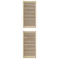 vidaXL Skříňové dvere s dverami 4 ks Prírodná 201 x 2,1 x 49,5 cm