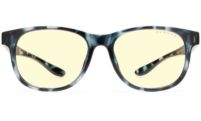 GUNNAR kancelárske/hermé okuliare RUSH KIDS LARGE (8-12) NAVY TORTOISE jantárové sklá BLF 65 NATURAL focus
