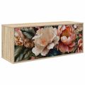 vidaXL Nástenný TV kabinet BORNE 102 x 33 x 40 cm Dub sonoma
