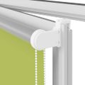 vidaXL roleta Blackout listy zelené 140x150cm Šírka látky 136,6 cm