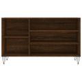 vidaXL Botník hnedý dub 102x36x60 cm spracované drevo