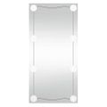 vidaXL Nástenné zrkadlo s LED svetlami 30x60 cm sklo obdĺžnik