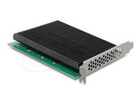 Delock - Adaptér rozhrania - s chladičom - bifurcation - M.2 - M.2 NVMe Card - PCIe 5.0 x16