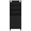 vidaXL Highboard 2 ks Čierny dub 69,5 x 34 x 180 cm