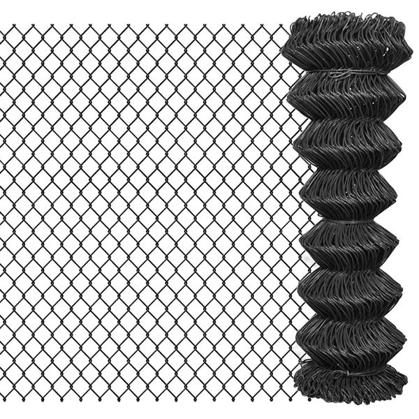vidaXL Drôtené pletivo, oceľ 15x1,25 m, sivé