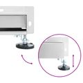 vidaXL Nástenný odtok do sprchy Strieborná 90 cm Nerezová oceľ 304