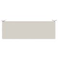 vidaXL Vankúš na lavičku SOEST 100% polyester Biela 140 x 50 x 5 cm