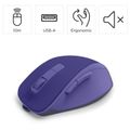 HAMA WM-500, Ergonomická bezdrôtová myš, modrá