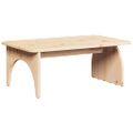 vidaXL Konferenčný stolík Prírodná 80 x 50 x 31 cm Borovicový masív