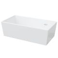 vidaXL Umývadlo biele 48x25x15 cm keramické