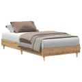 vidaXL Posteľný rám bez matraca dub artisan 90x200 cm kompozitné drevo