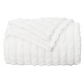 vidaXL Prikrývky na hodenie 6 ks Biela 200 x 150 cm 4.5 kg Flís