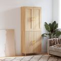 vidaXL Vysoká skrinka dub sonoma 69,5x34x180 cm spracované drevo