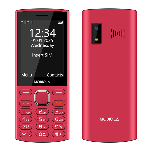 MOBIOLA MB4280 4G, červená