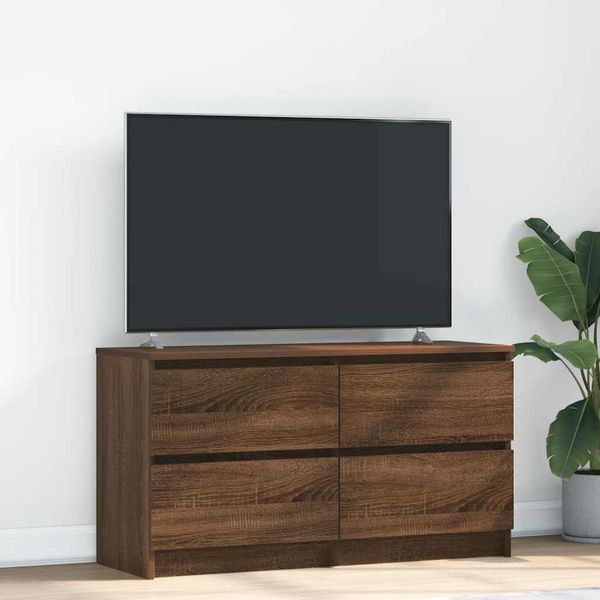 VidaXL TV skrinka Hnedý Dub 100x35x54 cm Drevo