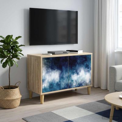 vidaXL TV skrinka RAALTE 69 x 33 x 50 cm Sonoma Kompozitné drevo
