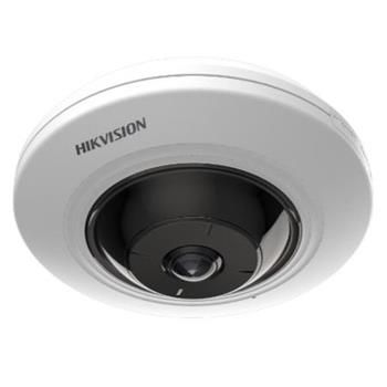 Hikvision 5MPix IP Fisheye kamera; IR 8 m, Audio, Alarm