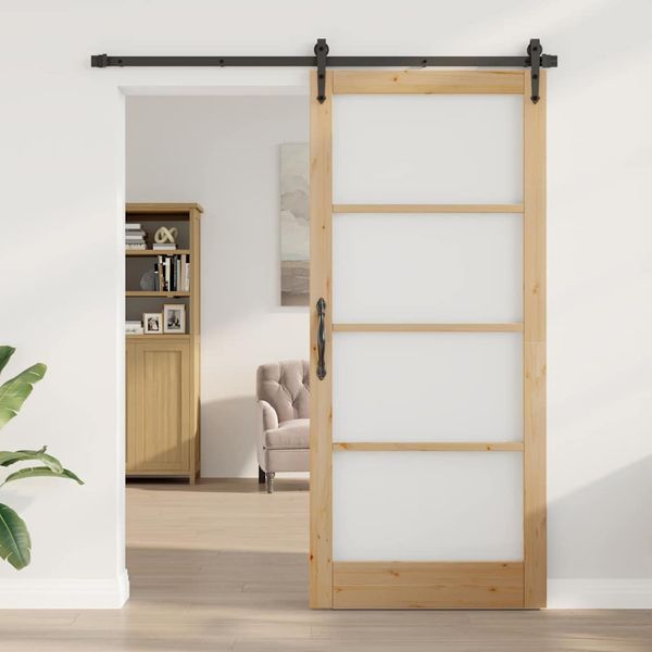 vidaXL Vnútorné dvere ORKDAL Hnedá 93 x 211 cm