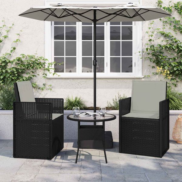 vidaXL Sedadlové a zadné vankúše 2 pcs Svetlosivá 47 x 45 x 2 cm
