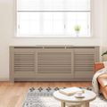 vidaXL Kryt na radiátor 205 cm MDF
