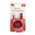 SBOX USB-TYPEC-15R Kábel USB 2.0/TypeC 1,5m čer
