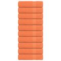 vidaXL Utierky na ruky FROGN 10 ks oranžové 50x100 cm 360 g/m²