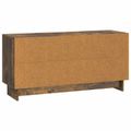 vidaXL TV skrinka 102 x 34,5 x 50 cm Dymový dub Kompozitné drevo