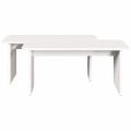 vidaXL Konferenčný stolík 2 ks Biela 100 x 69 x 35,5 cm