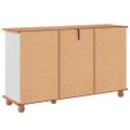 vidaXL Servírovacia skriňa ASKIM 133,5 x 40 x 79 cm Borovicový masív