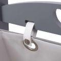 vidaXL Regál s 3 košíkmi tmavosivý 35x35x102 cm drevený