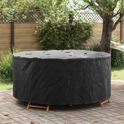 vidaXL Obal na nábytok 200 x 200 x 105 cm 210D Oxford tkanina Okrúhly