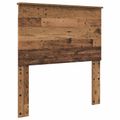 vidaXL Rám postele Staré drevo 90 x 200 cm Masívne borovicové drevo