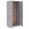 vidaXL Šatník sivý dub sonoma 80x52x180 cm spracované drevo