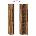 vidaXL Úložný kabinet so policami Staré drevo 30 x 42,5 x 225 cm