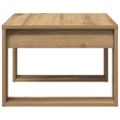 vidaXL Príručný stolík dub artisan 50x50x35 cm spracované drevo