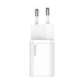Baseus Super Si Quick Charger 1C 20W s káblom USB-C pre Lightning 1 m (biely)