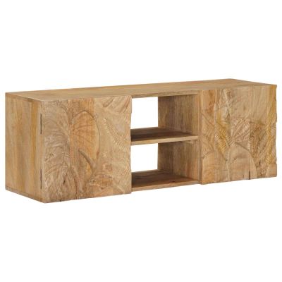 vidaXL Nástenný TV kabinet s poličkou s úložiskom 100 x 30 x 35 cm