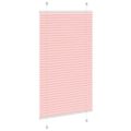 vidaXL Plisovaná roleta ružová 75x150 cm šírka látky 74,4 cm polyester