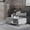 vidaXL Konferenčný stolík sivý sonoma 90x60x35 cm kompozitné drevo