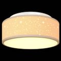 vidaXL Stropná lampa so bodmi Sivohnedá 30 x 30 x 13,5 cm látka
