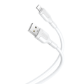Kábel XO NB212 USB - Lightning 1,0 m 2,1A biely