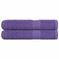 vidaXL Uteráky FROGN 2 ks fialové 100x200 cm 360 g/m²