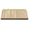 vidaXL Regál na časopisy Sonoma dub 90 x 53 x 28,5 cm Kompozitné drevo